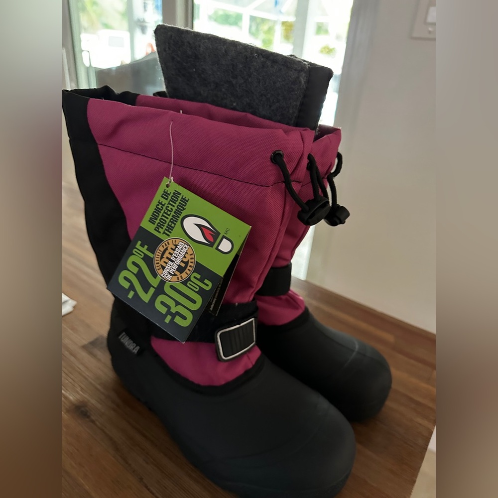 snow boots for the cold.